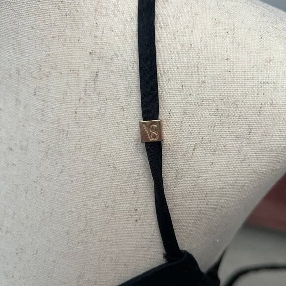 Victoria’s Secret Black Bikini Set Small 32D Top Small Bottoms Swim Bathing Suit - Picture 5 of 8